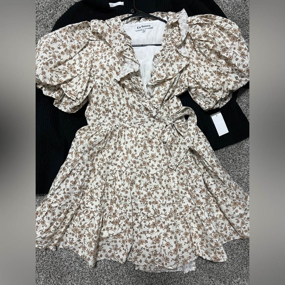 En saison Camila dress in floral
